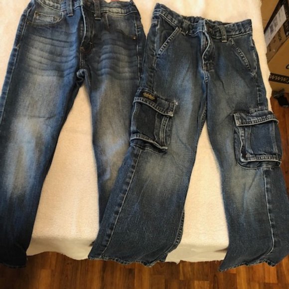 Boys Wrangler Jeans Size 7 Regular (2 pairs) - Picture 3 of 3